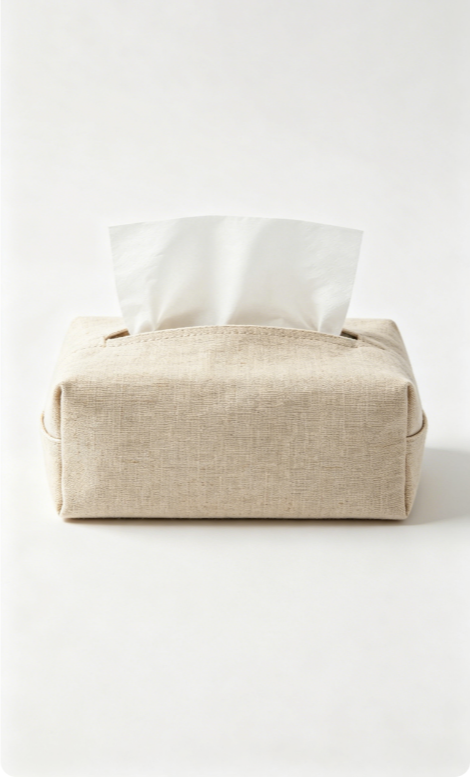 linen tissue box covers