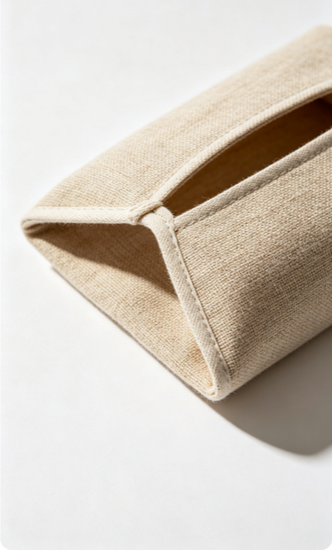 linen tissue box covers